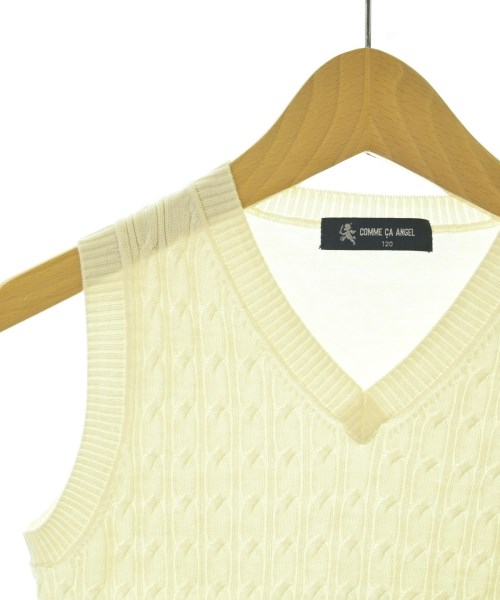 COMME CA angel（コムサエンジェル）ニット 白 サイズ:120(7T-8T) キッズ/2200643093058