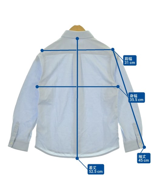 COMME CA angel（コムサエンジェル）シャツ 青 サイズ:120(7T-8T) キッズ/2200643093065