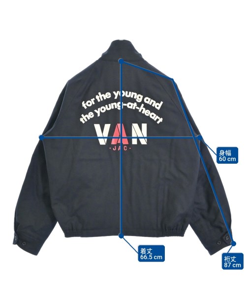 VAN（ヴァン）ブルゾン 紺 サイズ:L メンズ/2200670568017