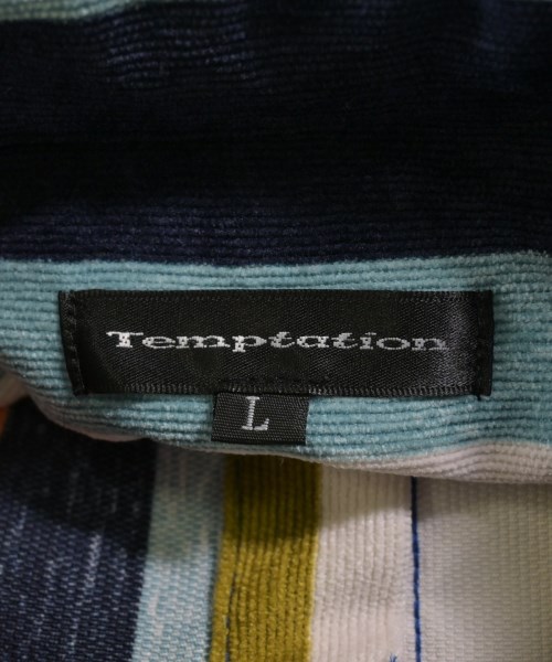 TEMPTATION（テンプテーション）カジュアルシャツ 青 サイズ:L メンズ/2200618074020