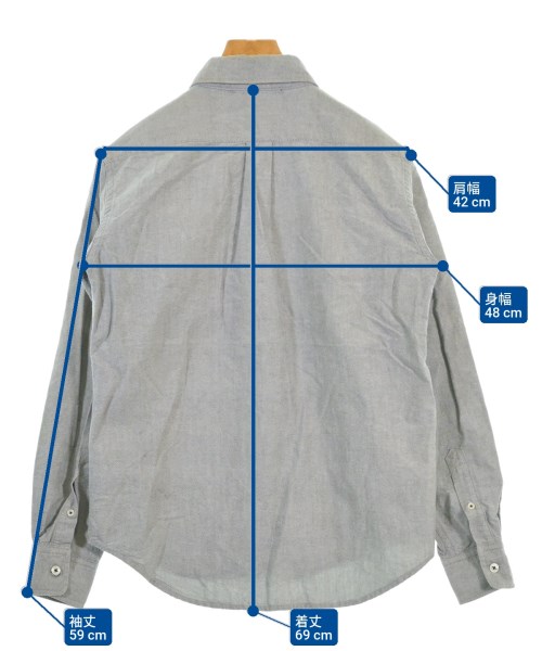 GLAD HAND（グラッドハンド）カジュアルシャツ グレー サイズ:S メンズ/2200661351024