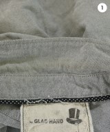 GLAD HAND（グラッドハンド）カジュアルシャツ グレー サイズ:S メンズ/2200661351024