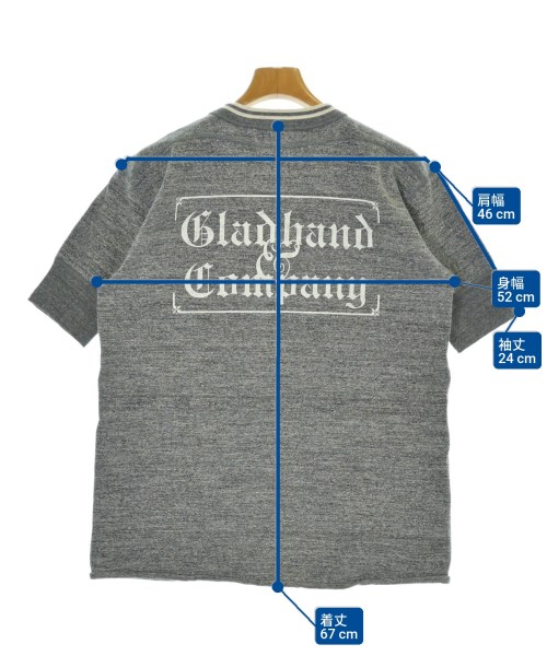 GLAD HAND（グラッドハンド）Tシャツ・カットソー グレー サイズ:L メンズ/2200693171102