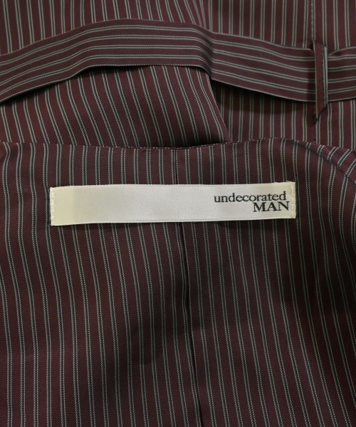 undecorated MAN（アンデコレイテッドマン）ドレスシャツ 紺 サイズ:2(M位) メンズ/2200664620127