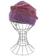 HIROKO KOSHINO TRUNK（ヒロココシノトランク）ニットキャップ・ビーニー 紫 サイズ:38 レディース/2200631801108