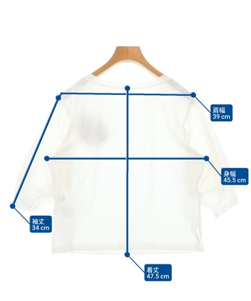 HIROKO KOSHINO TRUNK（ヒロココシノトランク）Tシャツ・カットソー 白 サイズ:38(S位) レディース/2200640294076