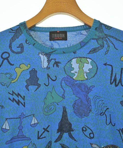 HIROKO KOSHINO TRUNK（ヒロココシノトランク）ニット・セーター 青 サイズ:38(S位) レディース/2200672164033