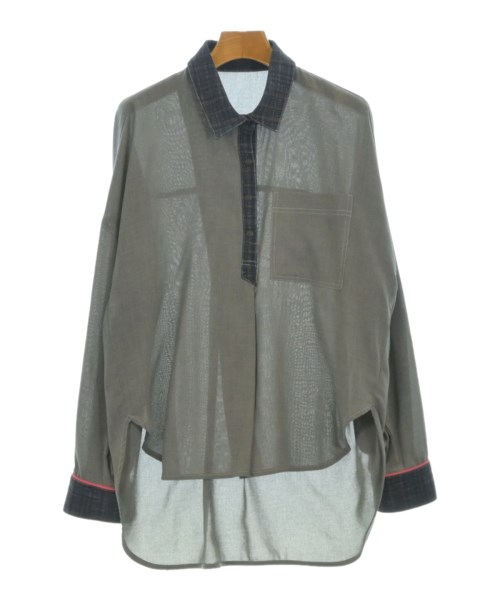 HIROKO KOSHINO TRUNK(ヒロココシノトランク)カジュアルシャツ グレー サイズ:38(S位)/2200678015032