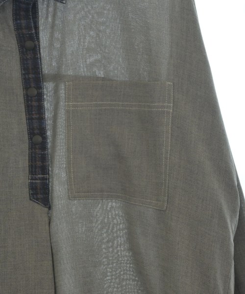 HIROKO KOSHINO TRUNK（ヒロココシノトランク）カジュアルシャツ グレー サイズ:38(S位) レディース/2200678015032