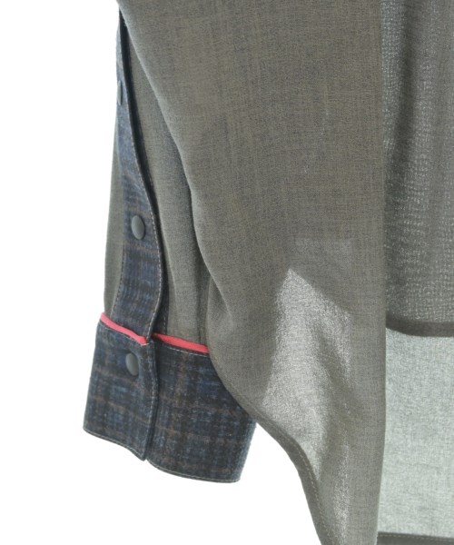 HIROKO KOSHINO TRUNK（ヒロココシノトランク）カジュアルシャツ グレー サイズ:38(S位) レディース/2200678015032