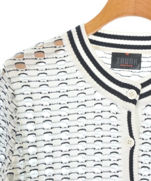 HIROKO KOSHINO TRUNK（ヒロココシノトランク）カーディガン 白 サイズ:38(S位) レディース/2200678015094