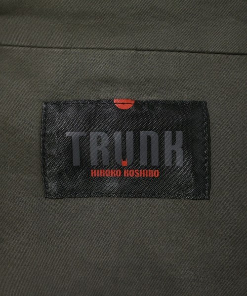 HIROKO KOSHINO TRUNK（ヒロココシノトランク）ピーコート カーキ サイズ:38(S位) レディース/2200699053013