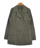 HIROKO KOSHINO TRUNK（ヒロココシノトランク）ピーコート カーキ サイズ:38(S位) レディース/2200699053013