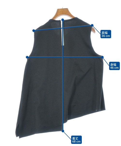 HIROKO KOSHINO TRUNK（ヒロココシノトランク）ブラウス 黒 サイズ:38(S位) レディース/2200649503179