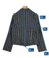 HIROKO KOSHINO TRUNK（ヒロココシノトランク）カジュアルジャケット 黒 サイズ:40(M位) レディース/2200707348056