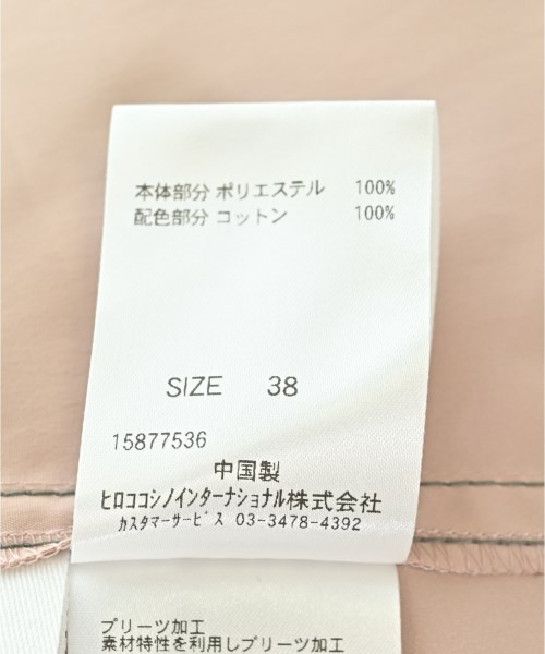 HIROKO KOSHINO TRUNK（ヒロココシノトランク）ワンピース ピンク サイズ:38(S位) レディース/2200711629110