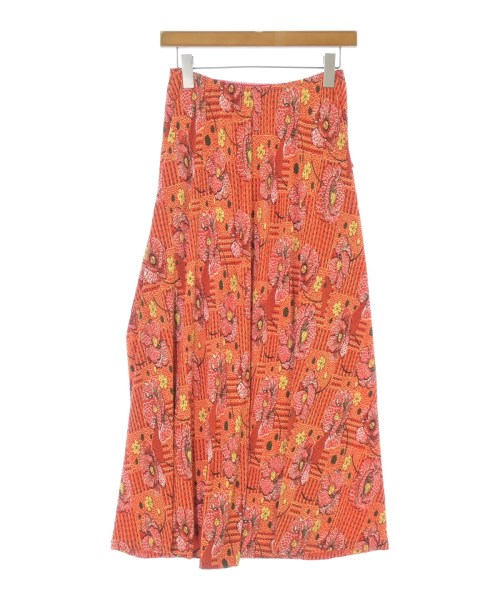 HIROKO KOSHINO TRUNK（ヒロココシノトランク）ロング・マキシ丈スカート 赤 サイズ:9(M位) レディース/2200645982060