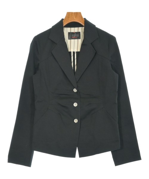 HIROKO KOSHINO TRUNK(ヒロココシノトランク)テーラードジャケット 黒 サイズ:40(M位)/2200646278131