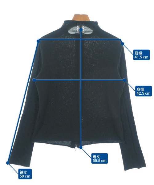 HIROKO KOSHINO TRUNK（ヒロココシノトランク）カーディガン 黒 サイズ:38(S位) レディース/2200646278179