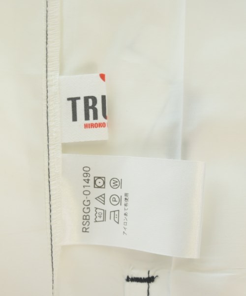 HIROKO KOSHINO TRUNK（ヒロココシノトランク）シャツワンピース 白 サイズ:38(S位) レディース/2200671058036