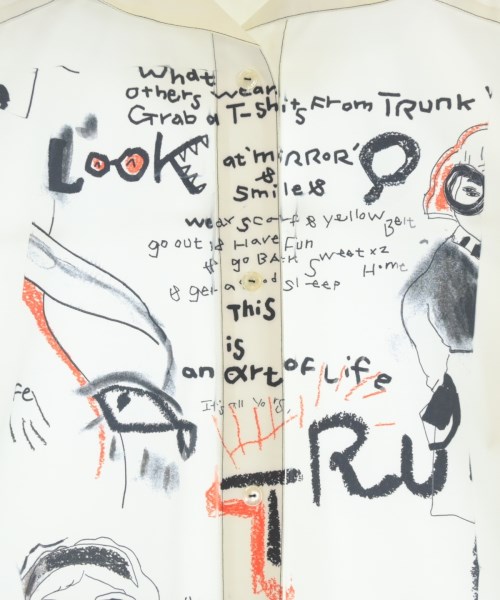 HIROKO KOSHINO TRUNK（ヒロココシノトランク）シャツワンピース 白 サイズ:38(S位) レディース/2200671058036