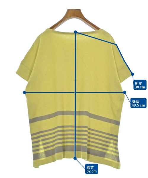 HIROKO KOSHINO TRUNK（ヒロココシノトランク）Tシャツ・カットソー 黄 サイズ:38(S位) レディース/2200717740062