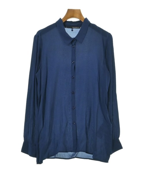 ANNARITA N(アンナリタエンネ)カジュアルシャツ 紺 サイズ:7(S位)/2200676776171