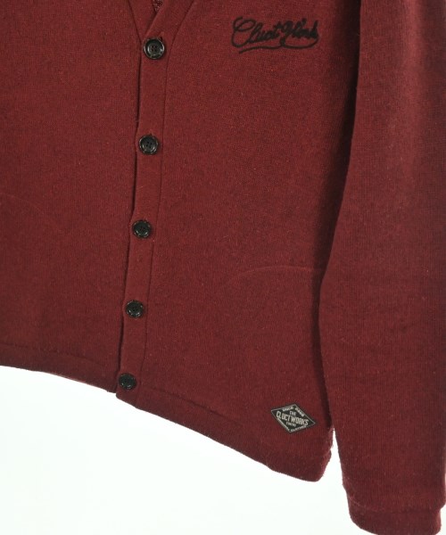 CLUCT（クラクト）カーディガン 赤 サイズ:M メンズ/2200617488316
