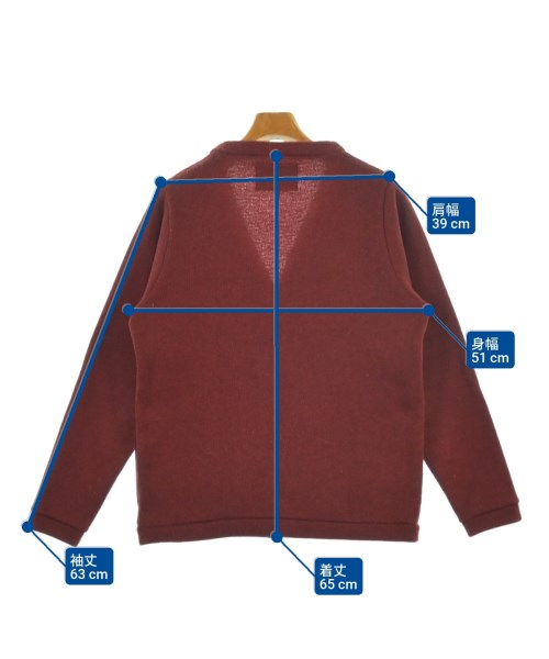 CLUCT（クラクト）カーディガン 赤 サイズ:M メンズ/2200617488316