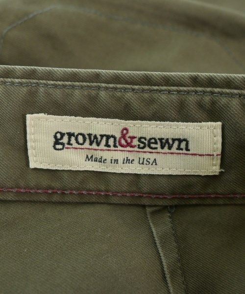 grown&sewn（グロウンアンドソーン）ショートパンツ カーキ サイズ:30(M位) メンズ/2200612205048
