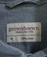 grown&sewn（グロウンアンドソーン）カジュアルシャツ 紺 サイズ:M メンズ/2200703673138