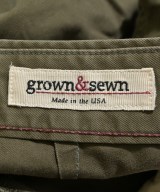 grown&sewn（グロウンアンドソーン）チノパン カーキ サイズ:34(XL位) メンズ/2200670337033