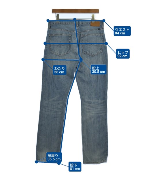 Lucky Brand（ラッキーブランド）デニムパンツ 青 サイズ:33(L位) メンズ/2200724137046