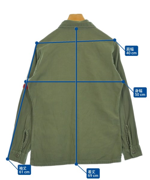 ink（インク）カジュアルシャツ カーキ サイズ:F メンズ/2200651691024