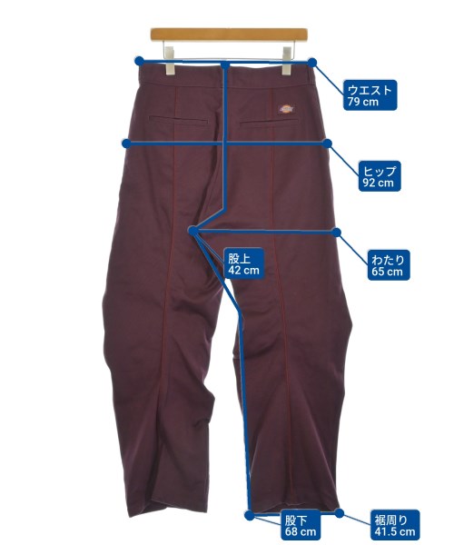 ink（インク）チノパン 赤 サイズ:M メンズ/2200651691031