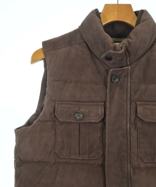 ETONNE（エトネ）ダウンジャケット/ダウンベスト 茶 サイズ:M メンズ/2200635565273