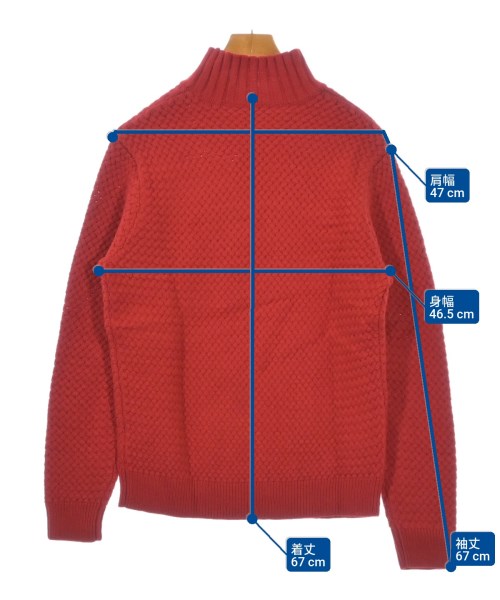 ETONNE（エトネ）ニット・セーター 赤 サイズ:L メンズ/2200615638201