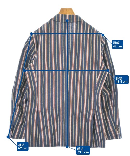 ETONNE（エトネ）テーラードジャケット 紺 サイズ:L メンズ/2200651455039