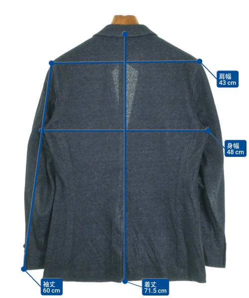 ETONNE（エトネ）ジャケット 紺 サイズ:M メンズ/2200647429150