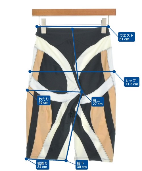 MUGLER（ミュグレー）ショートパンツ 黒 サイズ:40(M位) レディース/2200657863418