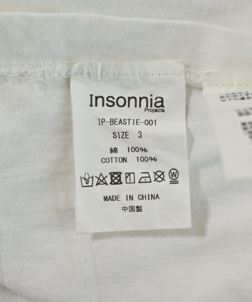 insonnia projects（インソニアプロジェクト）Tシャツ・カットソー 白 サイズ:3(L位) メンズ/2200709477020