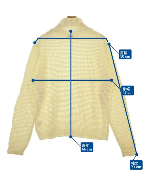n-s（ノース）ニット・セーター 白 サイズ:M メンズ/2200646102412