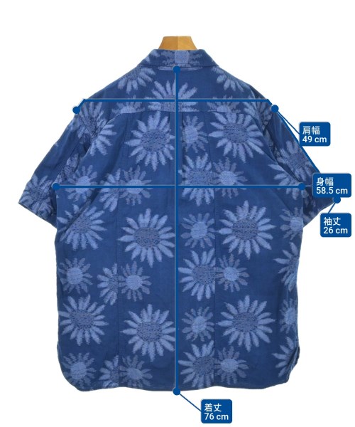 TIGRE BROCANTE（ティグルブロカンテ）カジュアルシャツ 青 サイズ:M メンズ/2200626448066