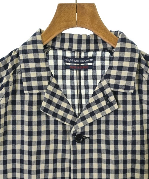 TIGRE BROCANTE（ティグルブロカンテ）カジュアルシャツ 紺 サイズ:L メンズ/2200665219153