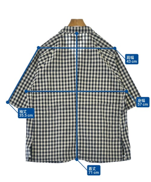 TIGRE BROCANTE（ティグルブロカンテ）カジュアルシャツ 紺 サイズ:L メンズ/2200665219153