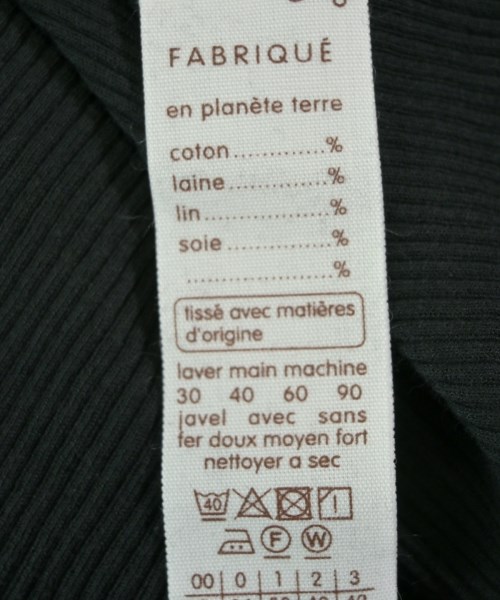 FABRIQUE en planete terre（ファブリケアンプラネテール）Tシャツ・カットソー 黒 サイズ:-(M位) レディース/2200624593058