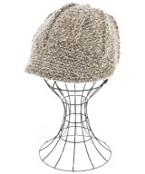 Janette　Murray（ジャネットマーレー）ニットキャップ・ビーニー ベージュ サイズ:- レディース/2200612785076