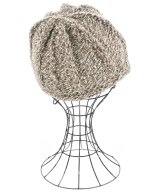 Janette　Murray（ジャネットマーレー）ニットキャップ・ビーニー ベージュ サイズ:- レディース/2200612785076