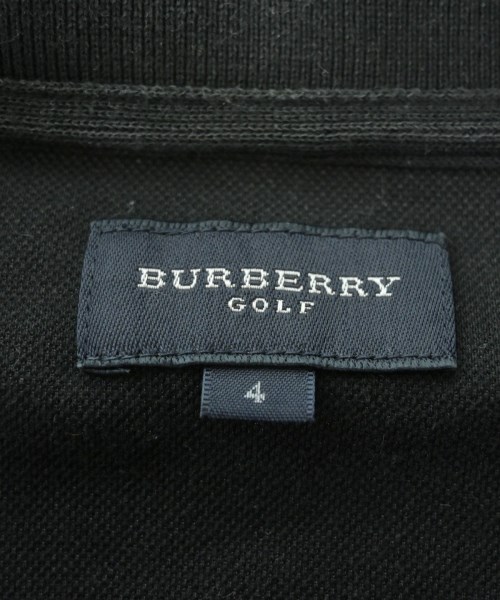 BURBERRY GOLF（バーバリーゴルフ）ポロシャツ 黒 サイズ:4(XL位) メンズ/2200614155235
