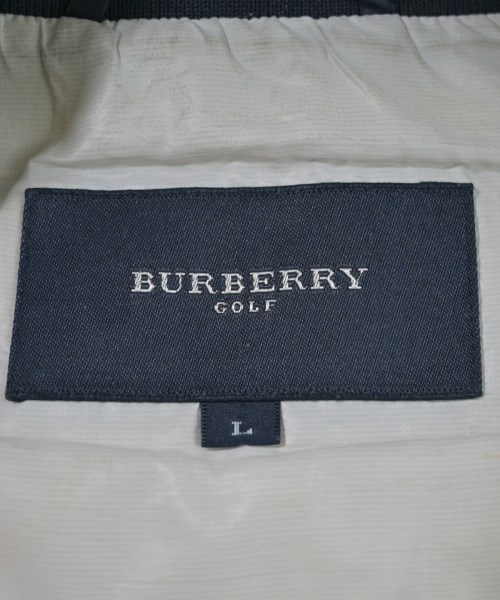 BURBERRY GOLF（バーバリーゴルフ）ダウンジャケット/ダウンベスト 紺 サイズ:L メンズ/2200680818010